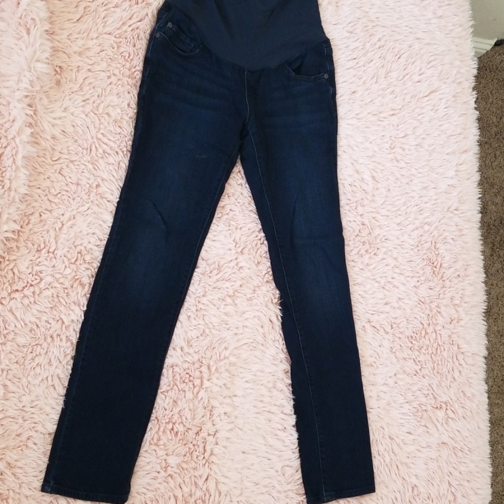 Luxe Essentials Denim Maternity Jeans Sz 26